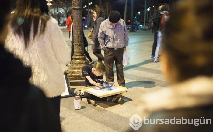 Tutkusu engelinin önüne geçen ressamın etkileyici hikayesi