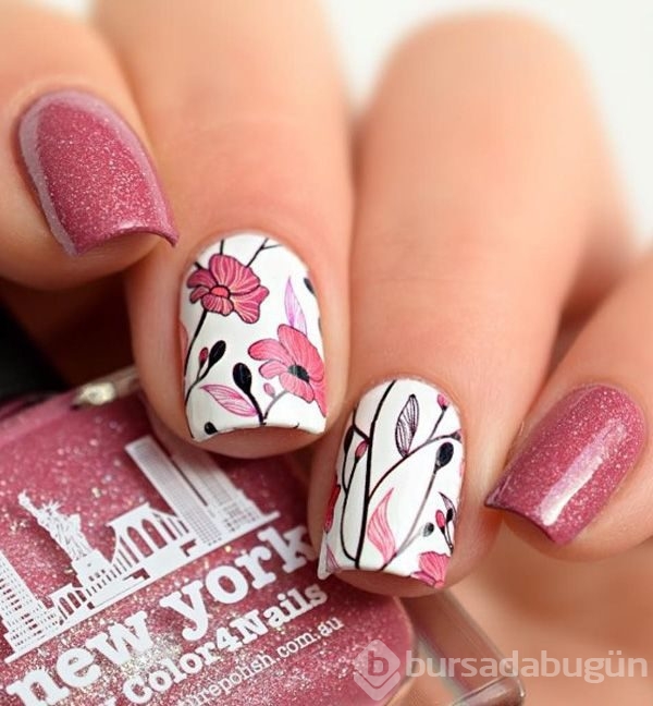 Bahar temalı nail artlar