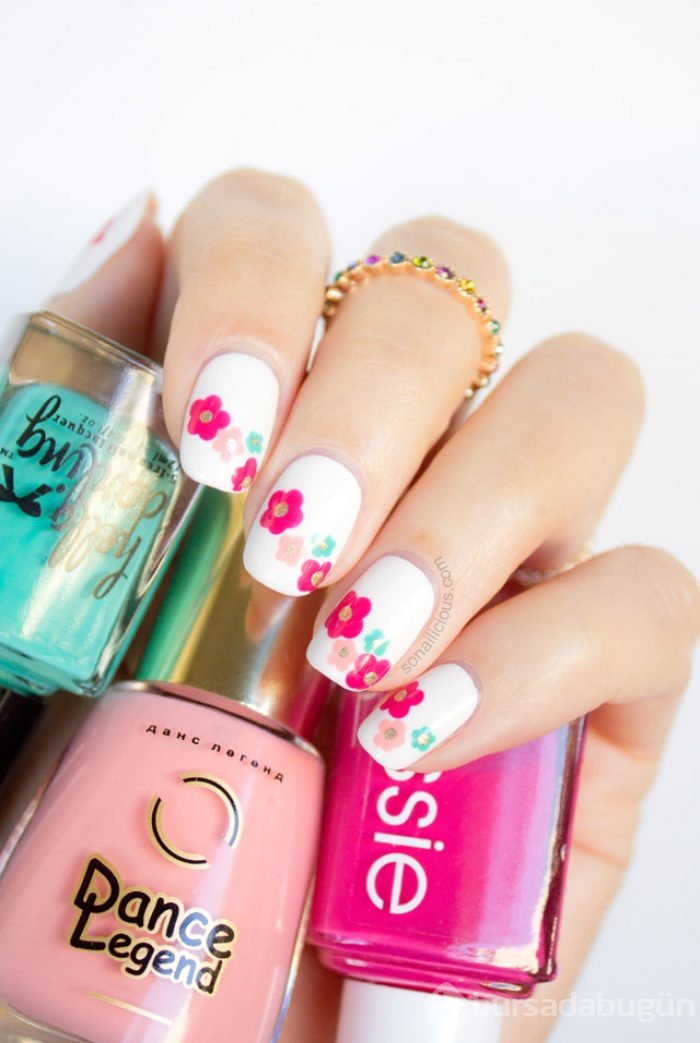 Bahar temalı nail artlar