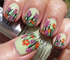Bahar temalı nail artlar