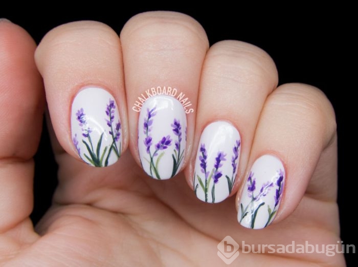 Bahar temalı nail artlar