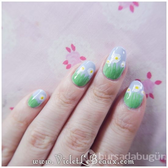Bahar temalı nail artlar