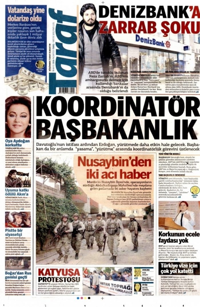 Gazete manşetleri (09.05.2016)