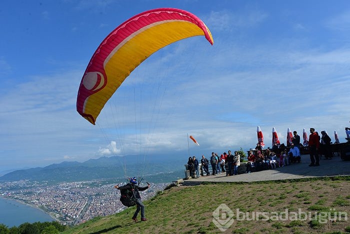 Ordu paraşüt tutkunlarının yeni adresi oldu