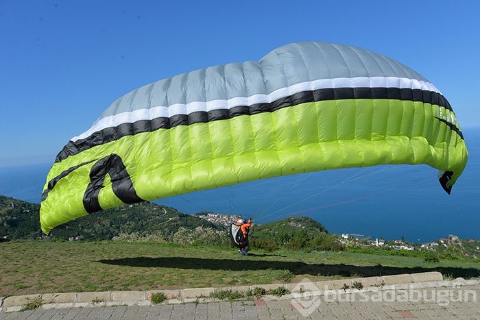 Ordu paraşüt tutkunlarının yeni adresi oldu