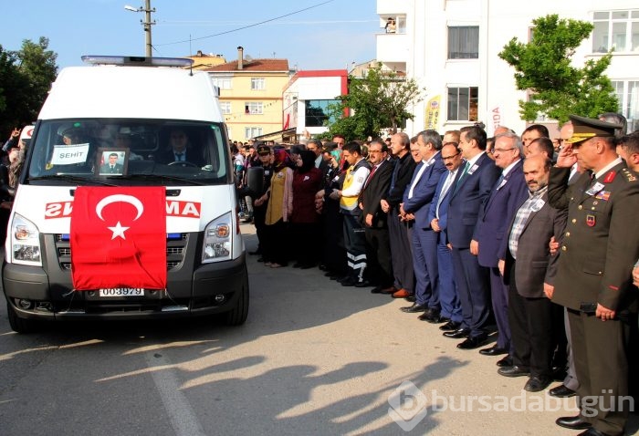 Bursa şehidini sonsuzluğa uğurladı!
