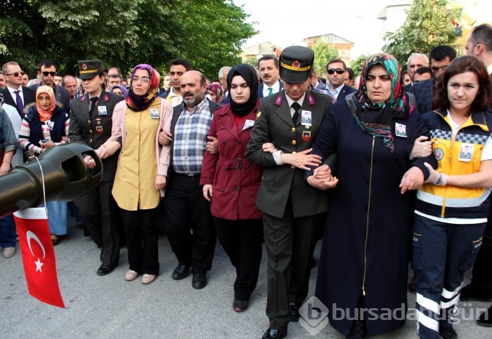 Bursa şehidini sonsuzluğa uğurladı!
