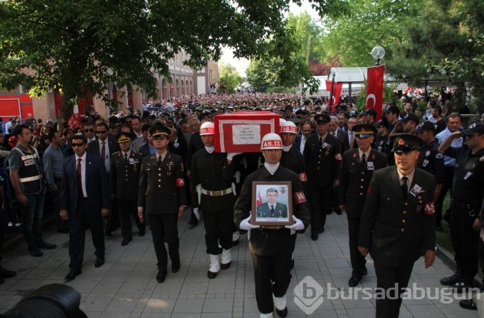 Bursa şehidini sonsuzluğa uğurladı!
