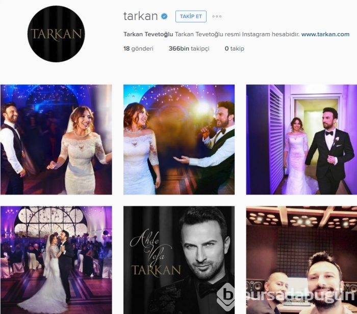 Tarkan en özel fotoğrafı kendi paylaştı