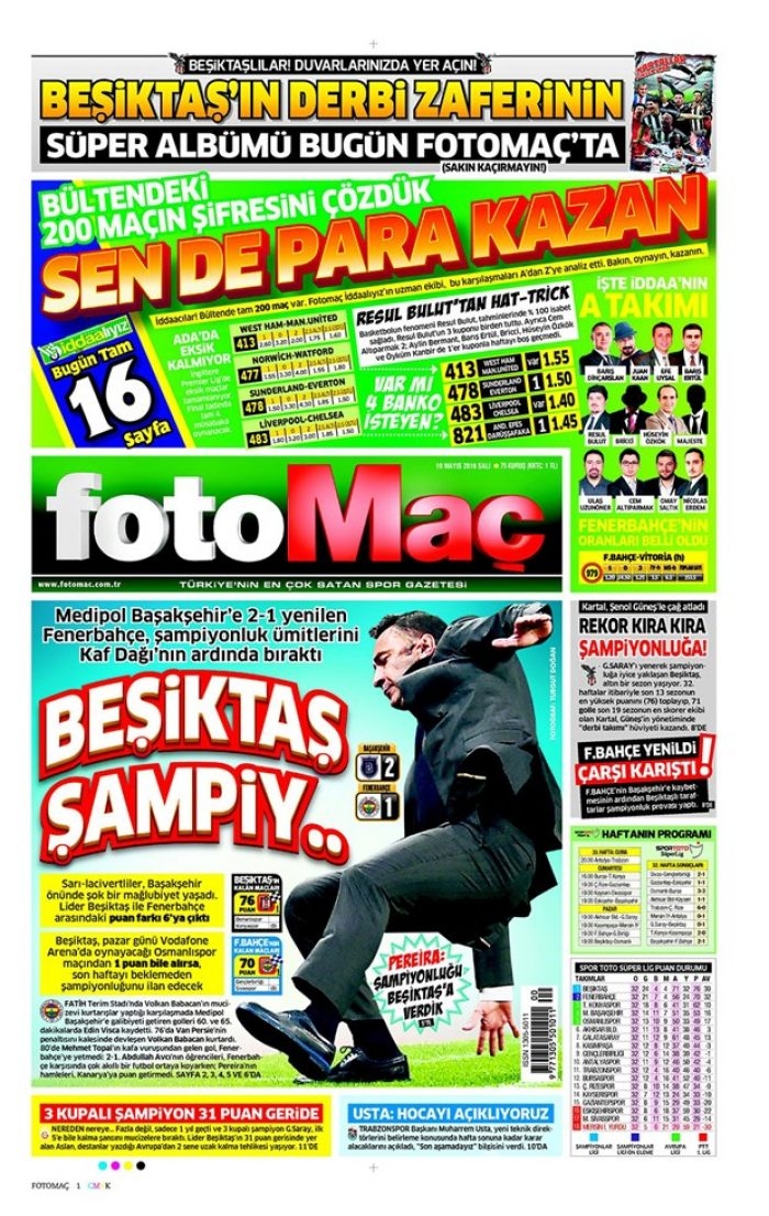 Günün gazete manşetleri - 10 Mayıs 2016