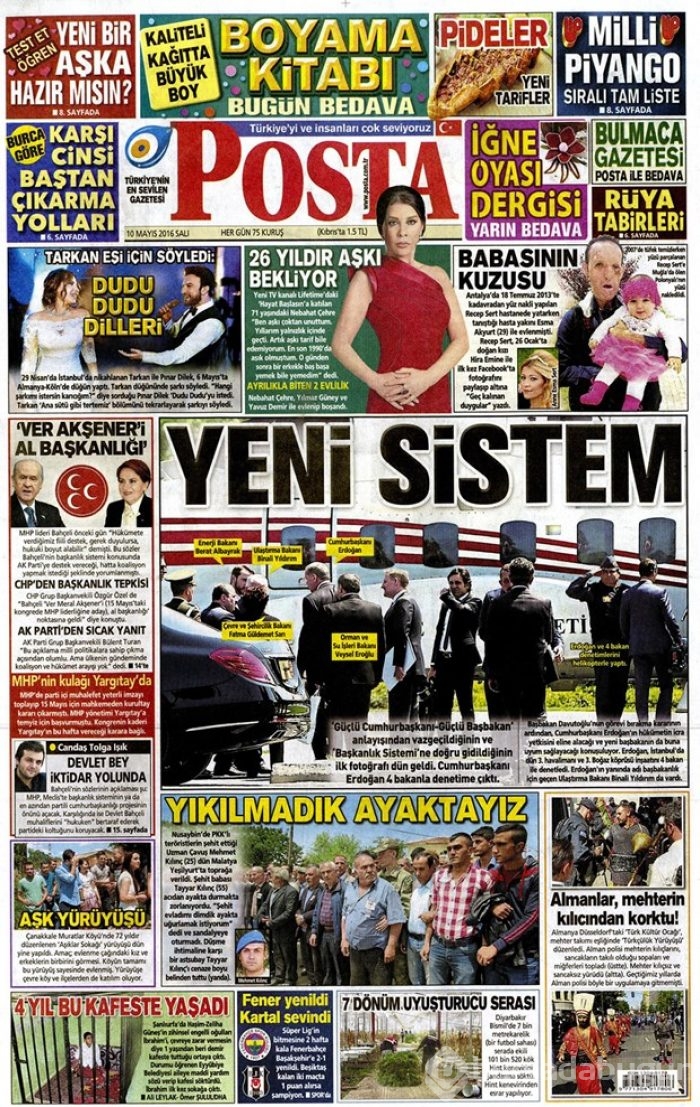 Günün gazete manşetleri - 10 Mayıs 2016