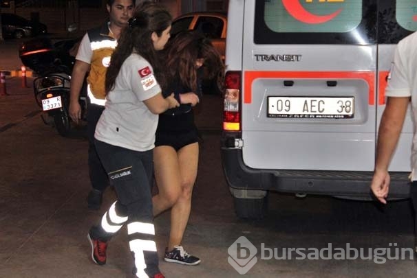 Genç kadını dövüp yarı çıplak sokağa attılar