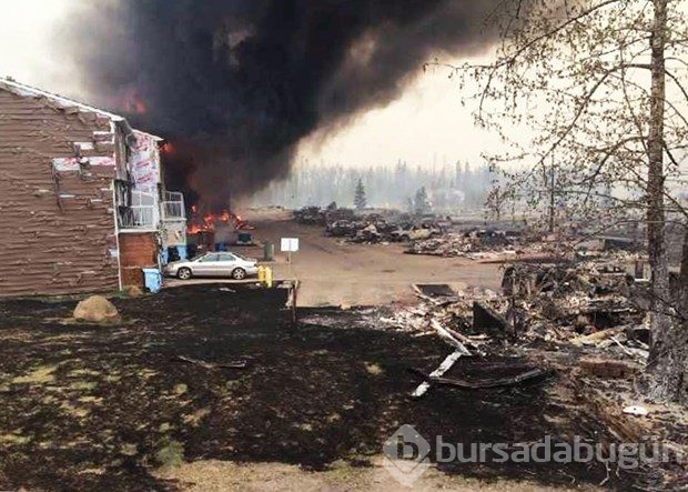 Kanada'da yangın felaketi