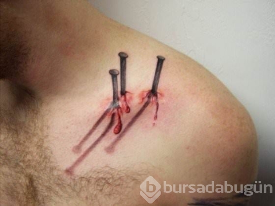 Görenlerin bir daha dönüp baktığı 3 boyutlu dövmeler
