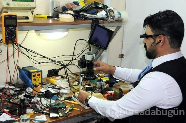 Diyarbakırlı mucitten özel tasarım gözlük