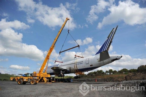 Uçak denize açıldı!