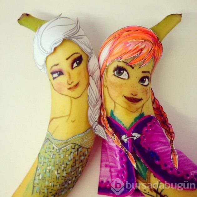 25 fotoğrafla 'muzdan sanat'

