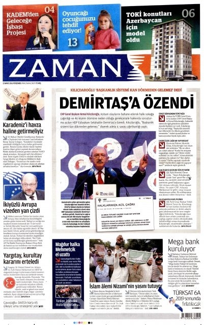 Günün gazete manşetleri  12 Mayıs 2016