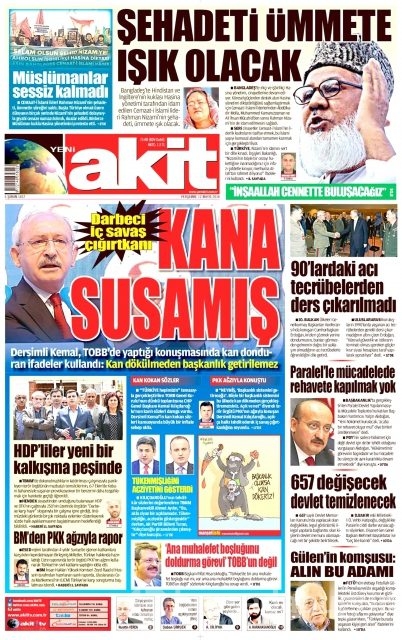 Günün gazete manşetleri  12 Mayıs 2016