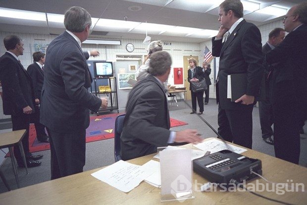 11 Eylül'de hiç yayınlanmamış Bush fotoğrafları
