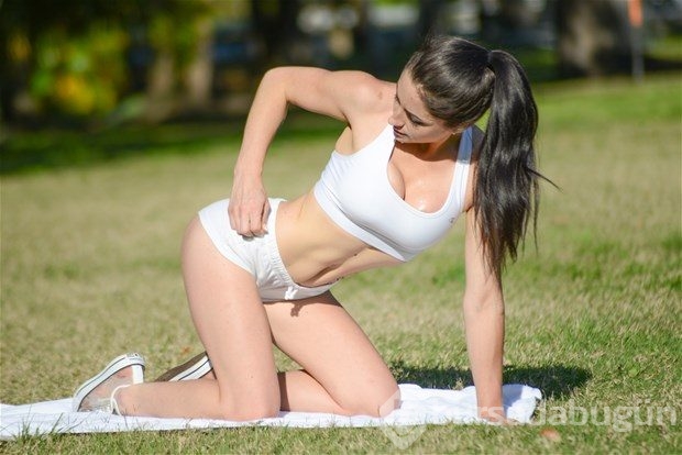 Böyle yoga görülmedi!