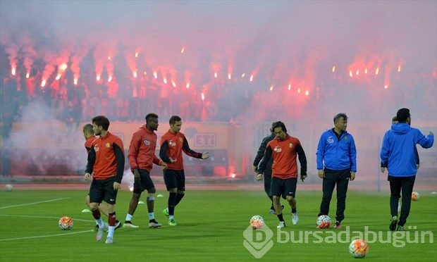 Eskişehir Atatürk Stadyumu'nda son antrenman
