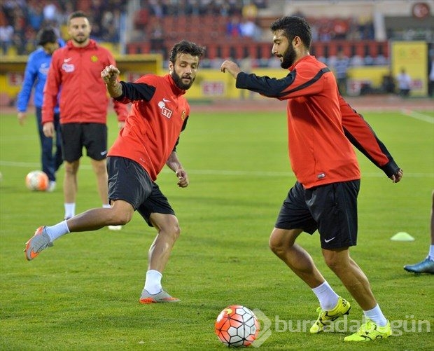 Eskişehir Atatürk Stadyumu'nda son antrenman

