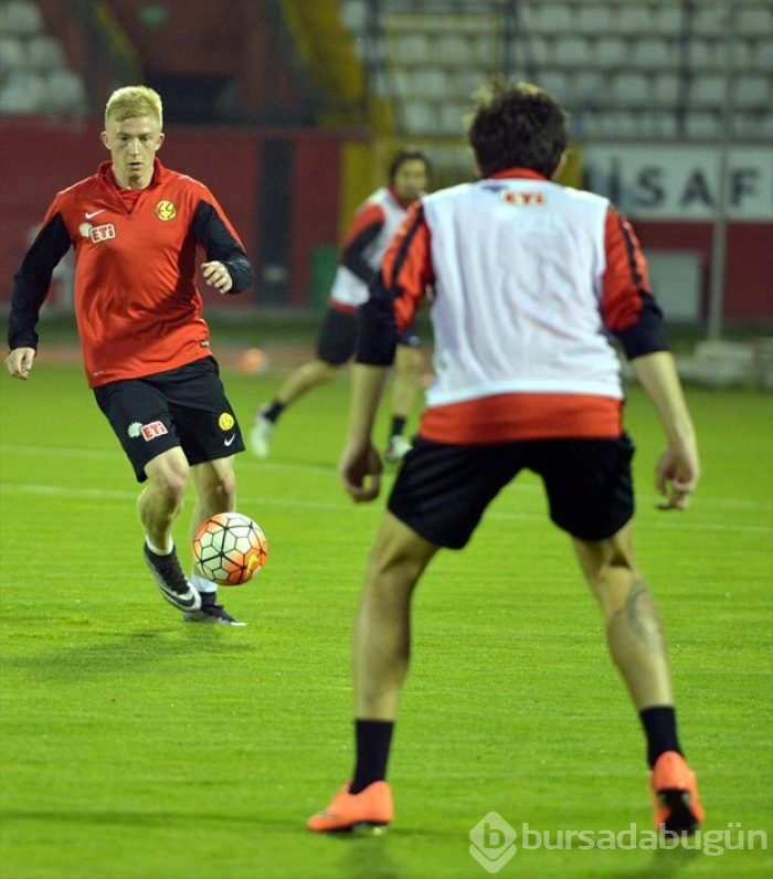 Eskişehir Atatürk Stadyumu'nda son antrenman
