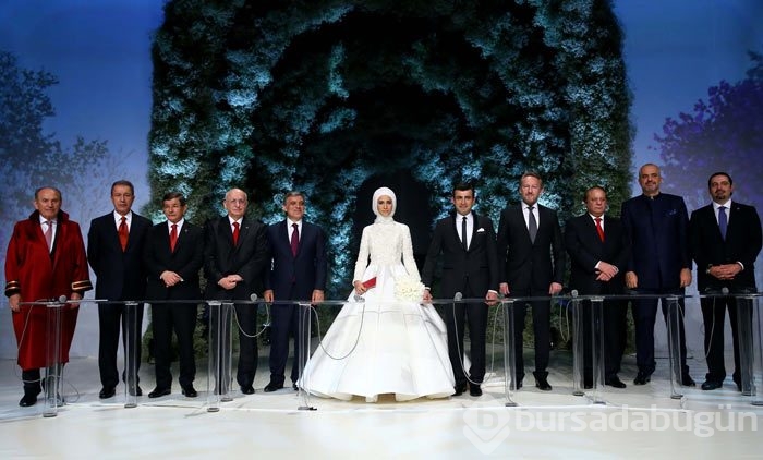 Sümeyye Erdoğan ile Selçuk Bayraktar'ın nikahından kareler