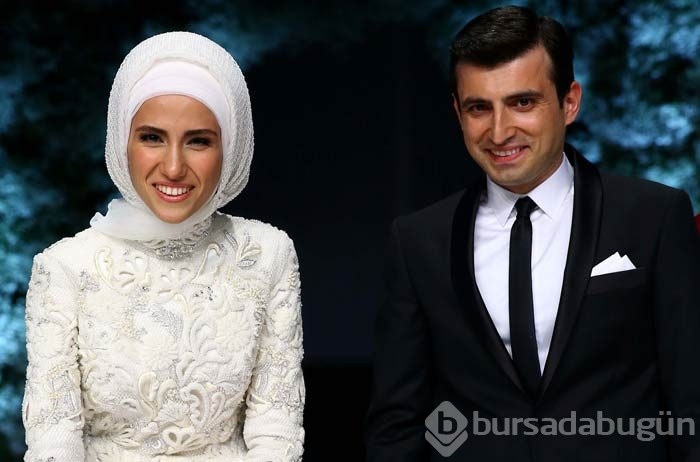 Sümeyye Erdoğan ile Selçuk Bayraktar'ın nikahından kareler