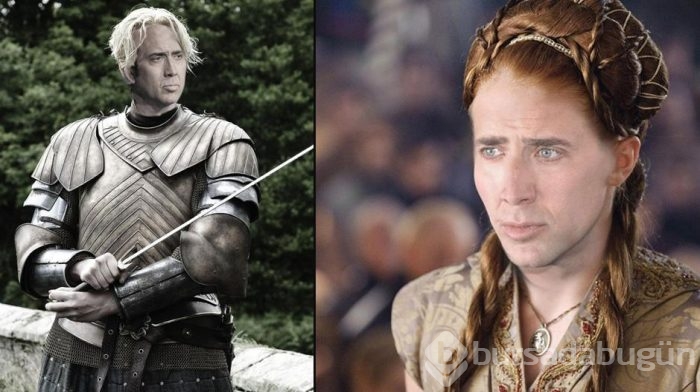 Nicolas Cage Taht Oyunları'nda bütün karakterleri oynuyor