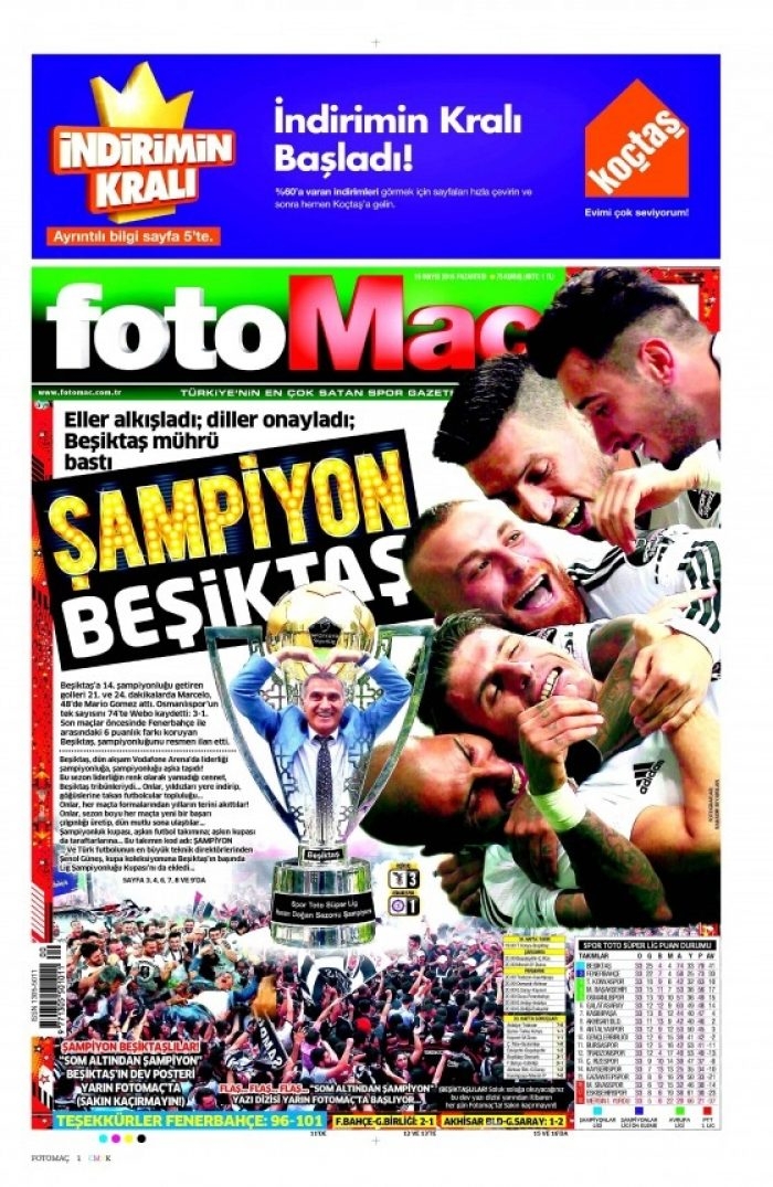 Gazete manşetleri (16.05.2016)