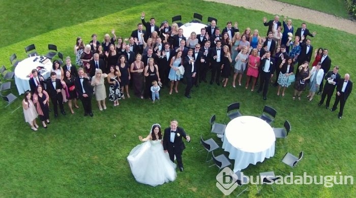 'Drone' düğün fotoğrafçılığına alet edilirse...