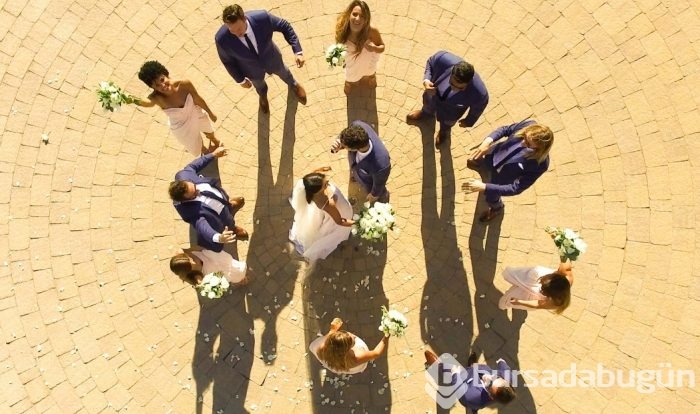 'Drone' düğün fotoğrafçılığına alet edilirse...