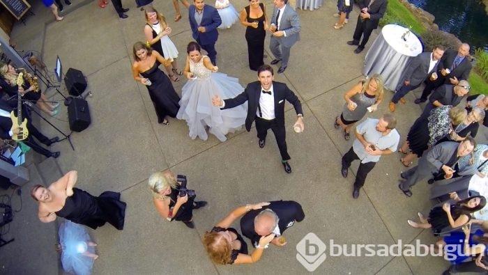 'Drone' düğün fotoğrafçılığına alet edilirse...