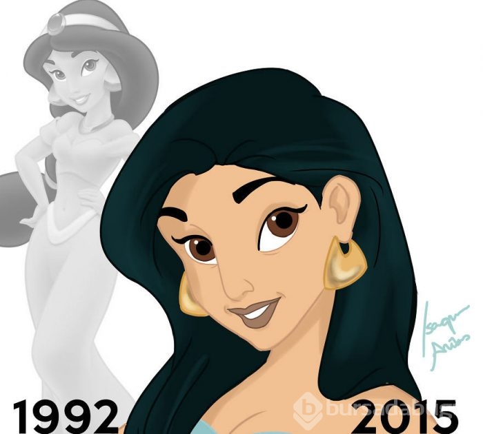 Disney prensesleri yaşlanırsa..