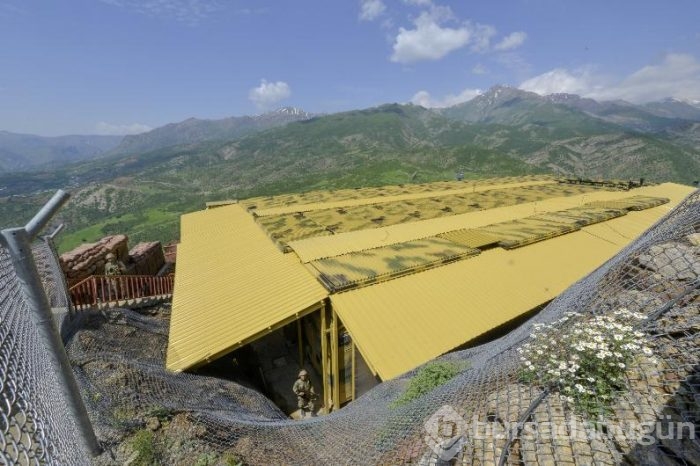 Sınırın 'Şahin Gözü' ilk kez görüntülendi