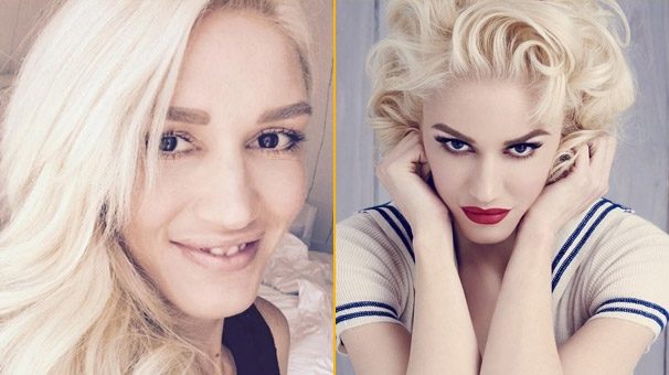 Gwen Stefani'nin makyajsız hali şok etti!