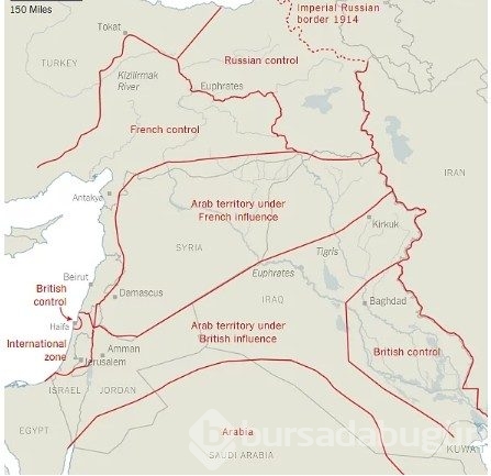 Türkiye'yi 7 parçaya böldü New York Times