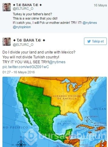 Türkiye'yi 7 parçaya böldü New York Times