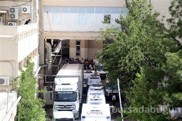 Diyarbakır'da çok acı görüntüler