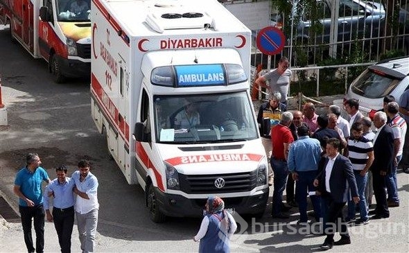Diyarbakır'da çok acı görüntüler