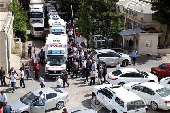 Diyarbakır'da çok acı görüntüler