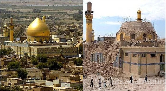 Ülkelerde çatışmaların neden olduğu 16 öncesi/sonrası görüntü