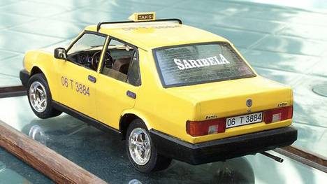 Şahin'in maketini yaptılar