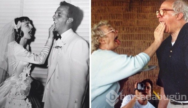 Aşkın yıllara meydan okuduğunu kanıtlayan fotoğraflar
