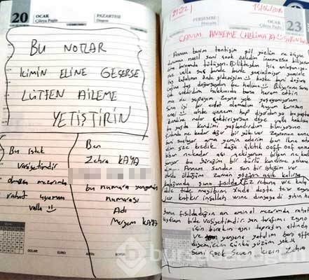 Terörist kızın mektubu ailesine ulaştırıldı!