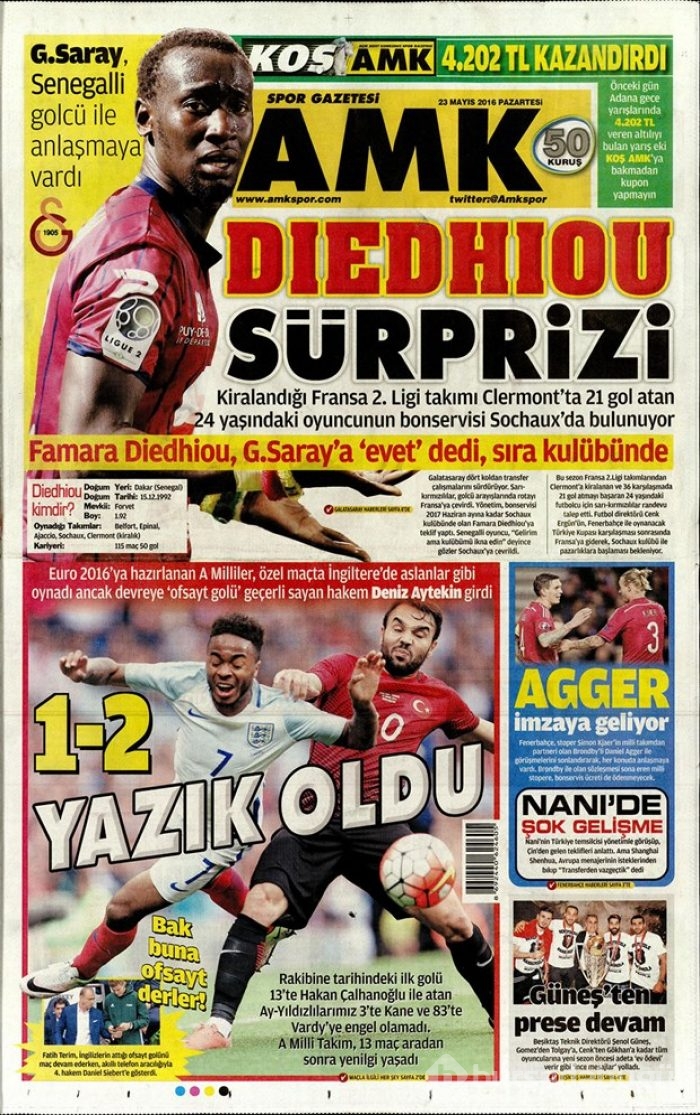 Günün gazete manşetleri - 23 Mayıs 2016