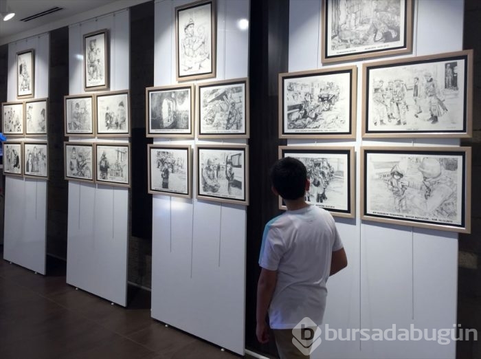 Mehmetçiğin gözüyle Mehmetçik sergisi