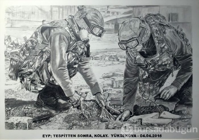 Mehmetçiğin gözüyle Mehmetçik sergisi